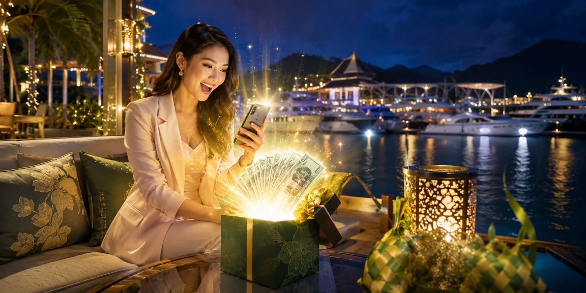Pemain menikmati kasino mudah alih gdlotto semasa perayaan di Langkawi