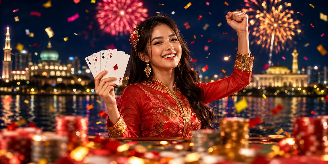 Pemain poker di Putrajaya menikmati permainan kad dalam talian bersama gdlotto Malaysia.